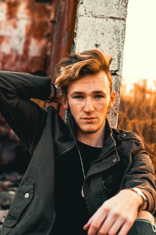 Mandlig model