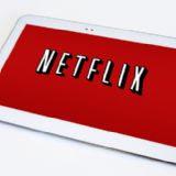 Netflix logo på iPad